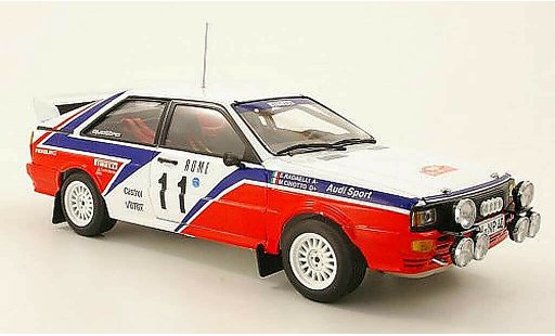 Audi Quattro rallye 1/18 Sun Star Rally No.11 R6 Monte Carlo 1982 M.Cinotto/E.Radaelli modelauto