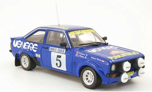 Ford Escort RS 1800 1/18 Sun Star no.5 publimmo rallye monte carlo 1980 a.vatanen / d.richards modelauto