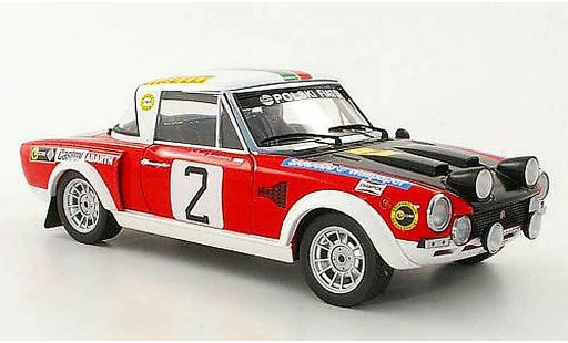 Fiat 124 Abarth 1/18 Sun Star No.2 A.Jaroszewicz / R.Zyszkowski Rally Warszawski 1974 modelauto