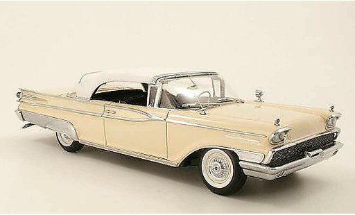 Mercury Parklane Convertible 1/18 Sun Star Cabriolet beige/wit 1959 modelauto