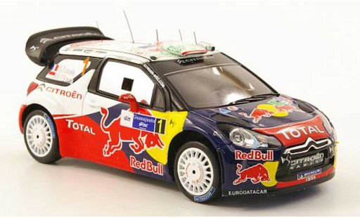 DS Automobiles DS3 WRC 2011 1/43 Spark No.1 Red Bull Rally Mexiko modelauto