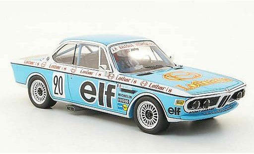 Bmw 3.0 CSL 1/43 Spark No.20 Lothar/8 Produktionswagenmeisterschaft 1976 modelauto