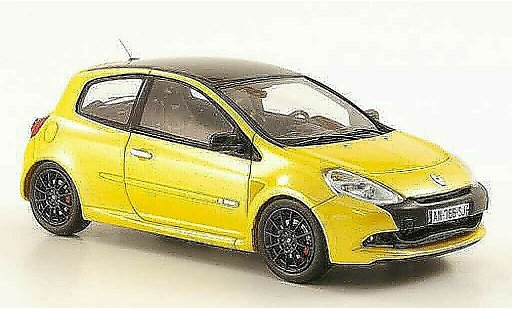 Renault Clio Cup 1/43 Spark R.S. geel/zwart 2011 modelauto