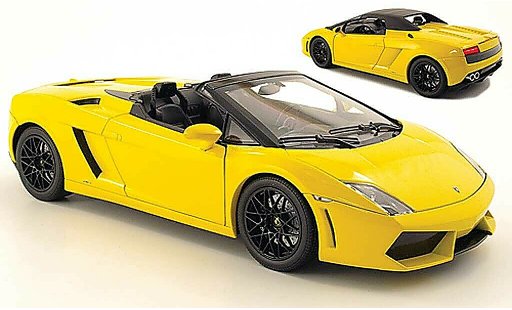 Lamborghini Gallardo LP560-4 LP560-4 1/18 Norev Spyder geel 2009 modelauto