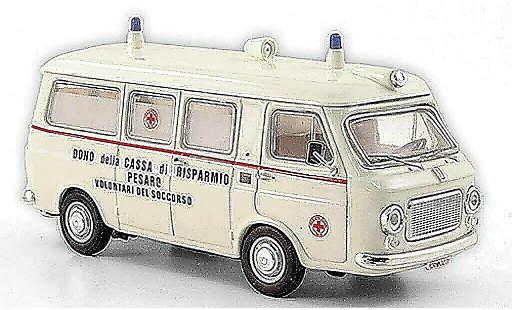 Fiat 238 Ambulanza 1/43 Rio Ambulance Pesaro 1969 modelauto