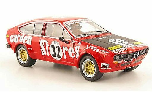 Alfa Romeo Alfetta gtv 2.0 1/43 M4 V No.32 Garden Stores Liege Spa 1976 modelauto