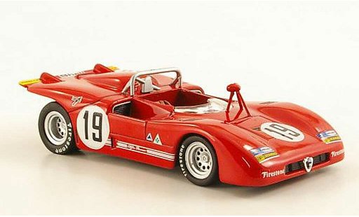 Alfa Romeo 33.3 prototipo 1/43 M4 1971 No.19 Stommelen/Galli Monza modelauto