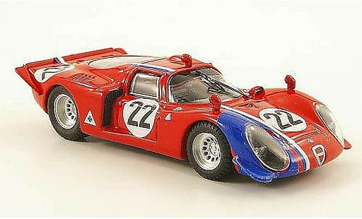 Alfa Romeo 33.2 prototipo 1/43 Best 1968 No.22 Paris modelauto