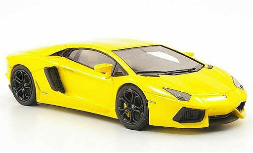 Lamborghini Aventador LP700-4 1/43 Look Smart geel 2011 modelauto