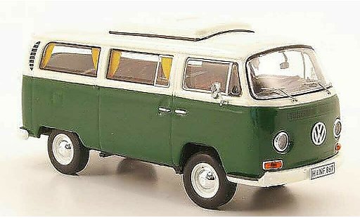 Volkswagen T2 A 1/43 Premium ClassiXXs Campingwagen groen/wit 1967 modelauto