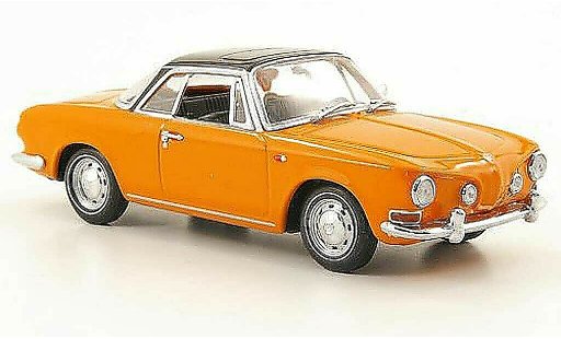 Volkswagen Karmann Ghia Typ 34 1/43 Minichamps Ghia Coupe ( ) oranje/zwart 1961 modelauto