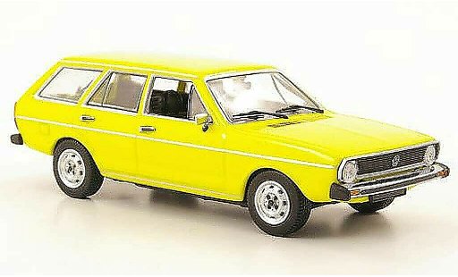 Volkswagen Passat B1 1/43 Minichamps I Variant (Typ 33) geel 1974 modelauto