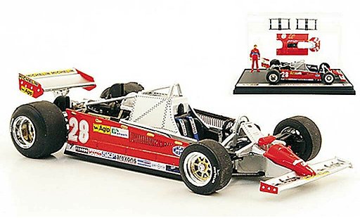 Ferrari 126 CK 1/43 Brumm Turbo No.28 D.Pironi GP Monaco modelauto
