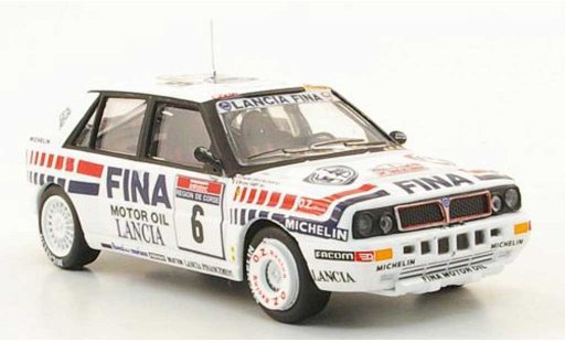 Lancia Delta HF Integrale 1/43 Hachette 16V No.6 FINA Tour de Corse 1990 modelauto