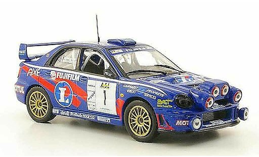 Subaru Impreza WRC 1/43 Hachette No.1 Rally Lyon Charbonnieres 2002 modelauto