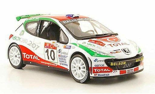 Peugeot 207 S2000 1/43 Hachette No.10 Total Rally Istanbul 2007 modelauto