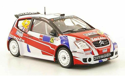 Citroen C2 S1600 1/43 Hachette No.42 Total Rally Mexiko 2008 modelauto