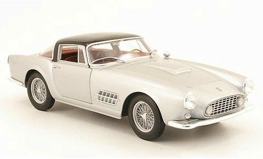 Ferrari 410 Coupe 1/18 Hot Wheels superamerica grijs metallic/zwart modelauto