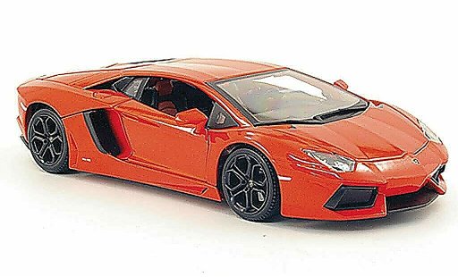 Lamborghini Aventador LP700-4 1/18 Burago oranje 2011 modelauto
