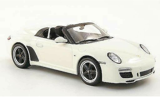 Porsche 911 S 1/43 Minichamps Speedster wit 2011 modelauto