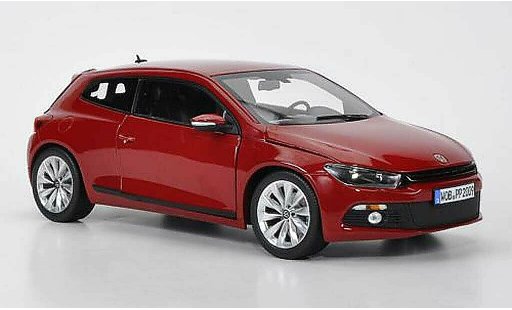 Volkswagen Scirocco Base 1/18 Norev III rood 2008 modelauto