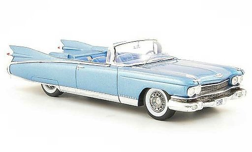 Cadillac Eldorado Biarritz 1/43 Spark blauw Sondermodell MCW L.E. 300 1959 modelauto