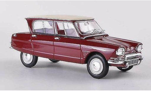 Citroen Ami 6 Berline 1/43 Norev rood/wit 1961 modelauto