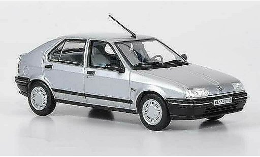 Renault 19 Base 1/43 Norev grijs 5-Turer 88 modelauto