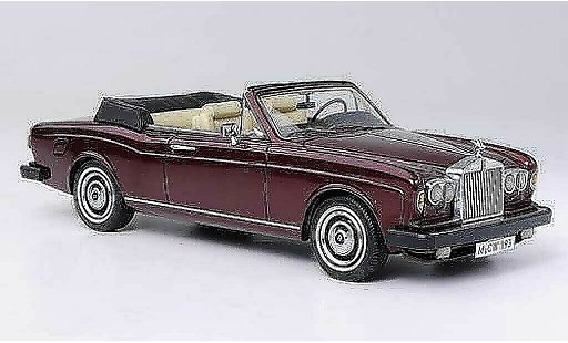 Rolls Royce Corniche DHC 1/43 Neo rood LHD gelimiteerd Auflage 300 stuk 1977 modelauto