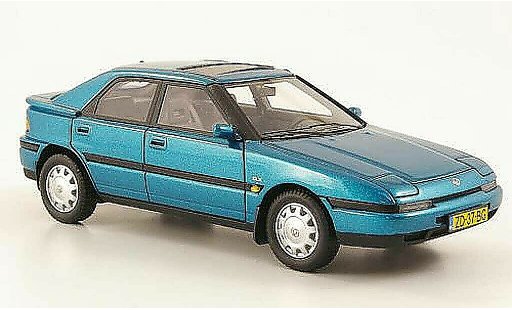 Mazda 323 F 1/43 Neo blauw 1992 modelauto