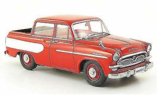Toyopet Masterline Double Pick Up 1/43 Ebbro rood/wit 1959 modelauto