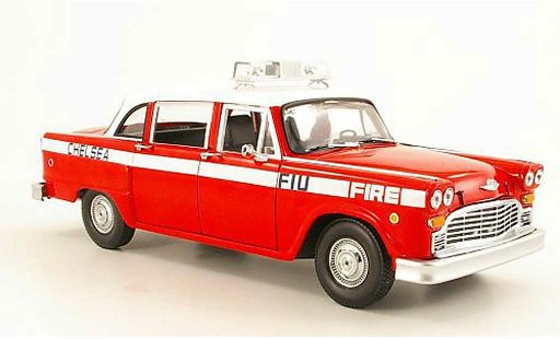 Checker Taxi pompiers 1/18 Sun Star A11 Chelsea Fire Engine Brandweer (US) modelauto