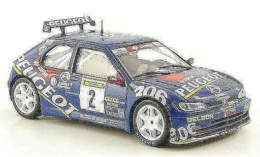 Peugeot 306 Maxi 1/43 Hachette No.2 Rally de Aviles 1997 modelauto