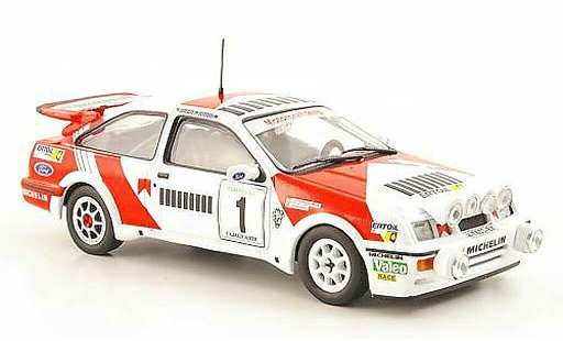 Ford Sierra Cosworth RS 1/43 Hachette No.1 Rally Cajalicante 1988 modelauto