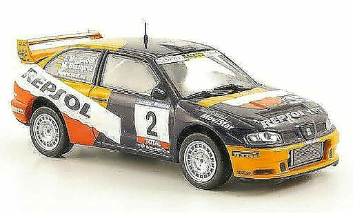 Seat Cordoba WRC 1/43 Hachette No.2 Repsol Rally RAC Navarra de Tierra 2001 modelauto