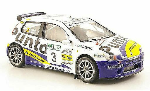 Fiat Punto Rally 1/43 Hachette S 1No.3 Villa de Llanes 2002 modelauto