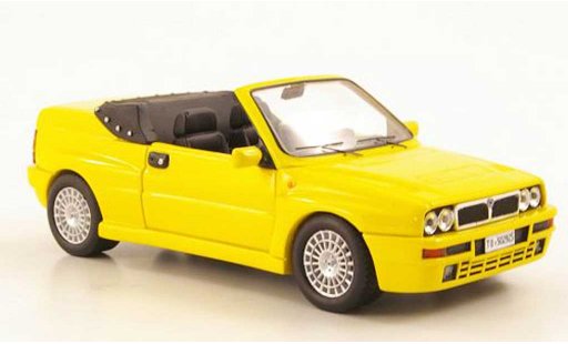 Lancia Delta HF Integrale Cabriolet 1/43 Premium X geel 1992 modelauto