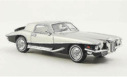 Stutz Blackhawk Coupe 1/43 Premium X blauw/grijs 1971 modelauto