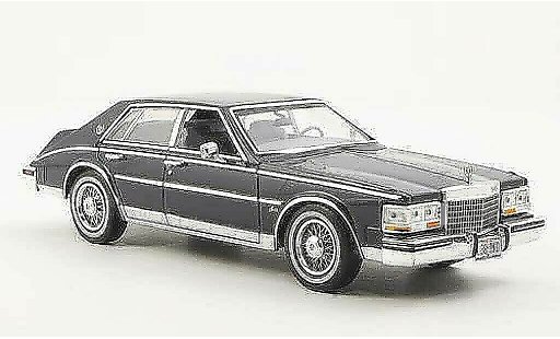Cadillac Seville Elegante 1/43 Premium X 1980 blauw modelauto