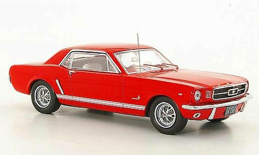 Ford Mustang Hardtop 1/43 Premium X rood modelauto