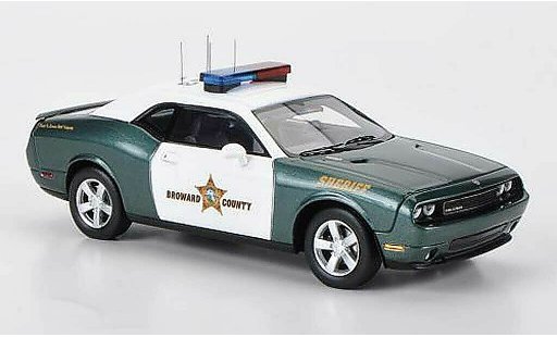 Dodge Challenger 2009 1/43 Premium X R/T Broward County Sheriff Politie (USA) modelauto