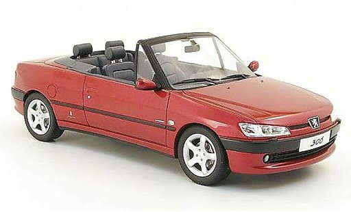 Peugeot 306 Cabriolet 1/18 Ottomobile rood modelauto