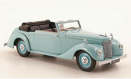Armstrong Siddeley Hurricane drophead coupe 1/43 Oxford turquoise open modelauto