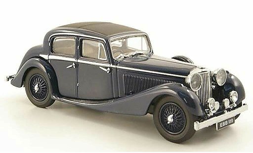 Jaguar SS Base 1/43 Oxford 2.5 litre blauw modelauto
