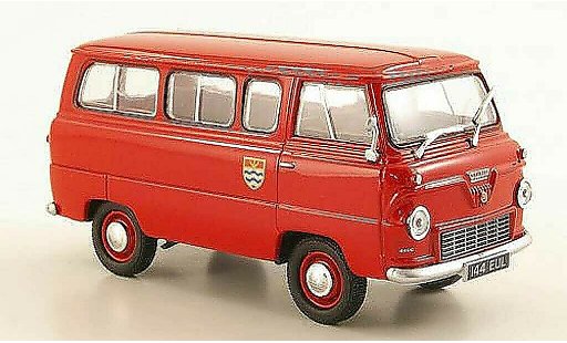 Ford 400E Bus 1/43 Oxford Thames London Fire Brigade RHD modelauto