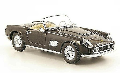 Ferrari 250 GT California 1/43 Hachette zwart modelauto