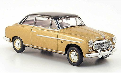 Fiat 1900 Gran Luce 1/43 Hachette Granluce gold/zwart 1952 modelauto