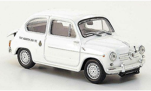 Abarth 850 TC 1/43 Hachette Corsa wit 1963 modelauto