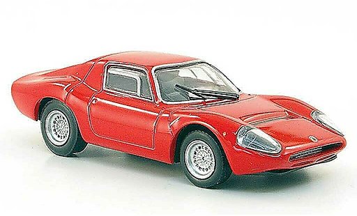 Abarth 1300 OT 1/43 Hachette rood 1965 modelauto