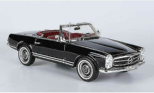 Mercedes 230 SL 1/18 Norev (W113) zwart 1967 modelauto